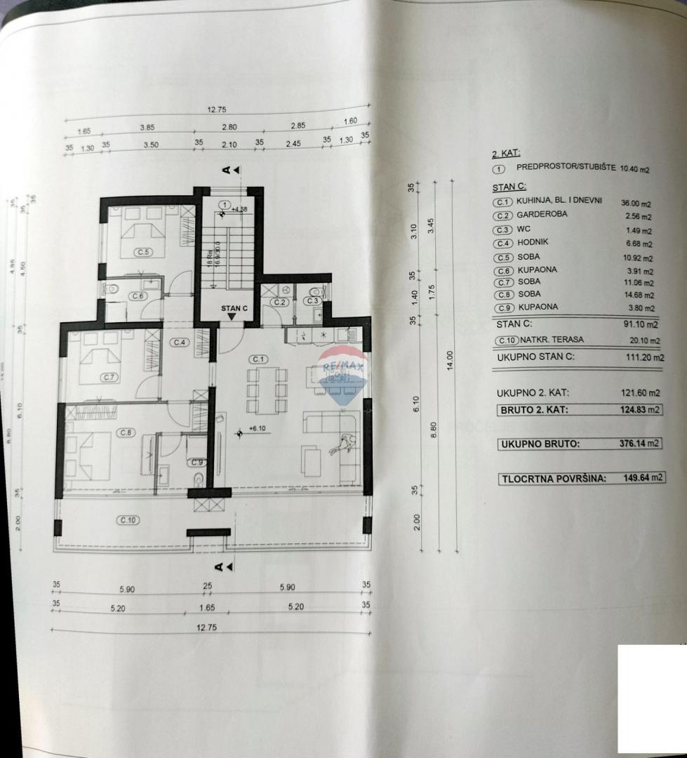 OPATIJA, OPRIĆ- teren s građevinskom dozvolom i plaćenim komunalijama za višestambeni objekt