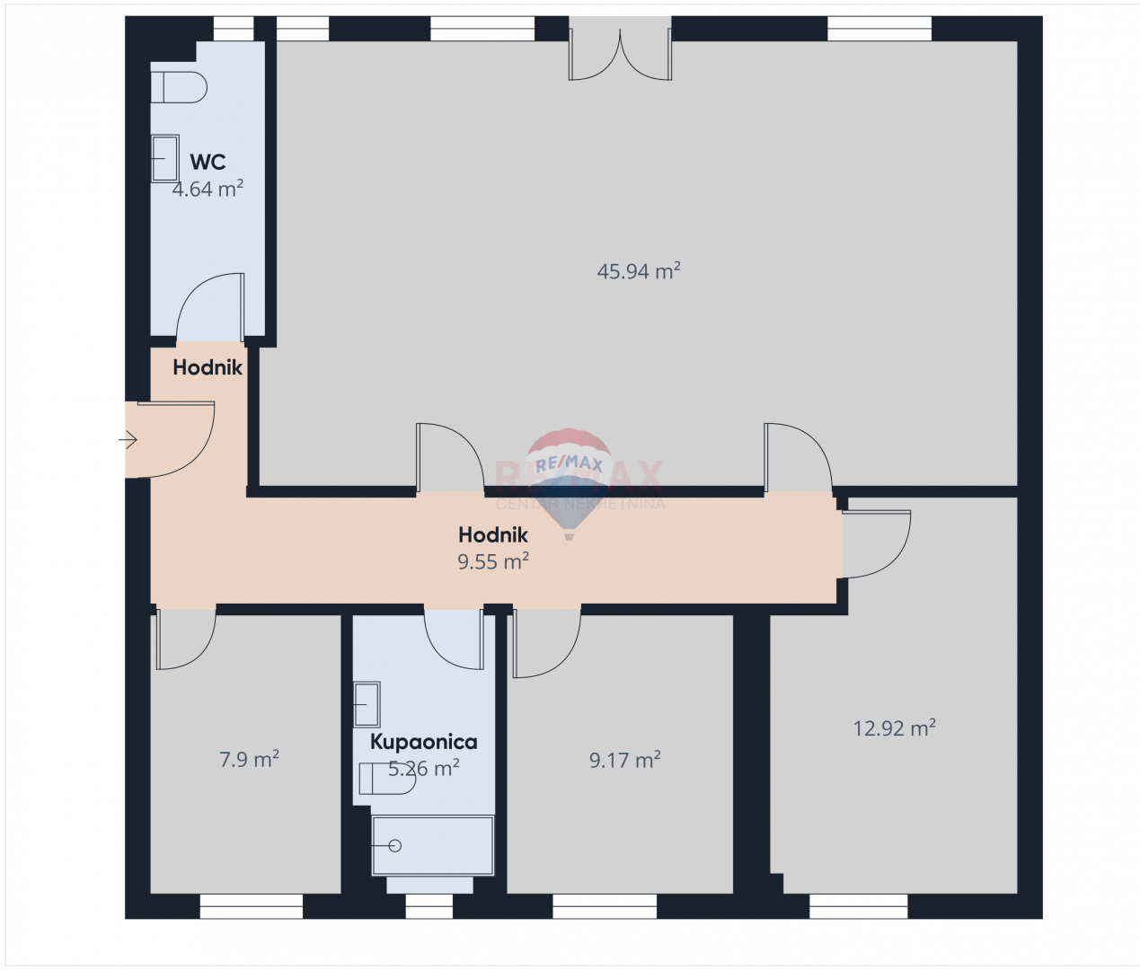 Condo/Apartment Blato, Novi Zagreb - Zapad, 106,94m2
