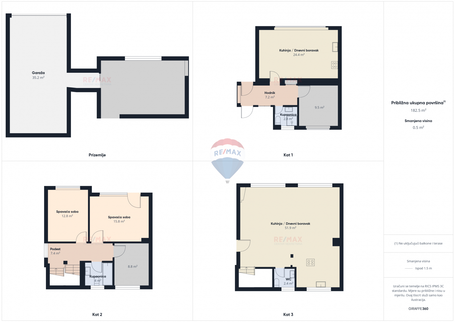 Zagreb, Mlinovi - obiteljska kuća na tri etaže na atraktivnoj lokaciji