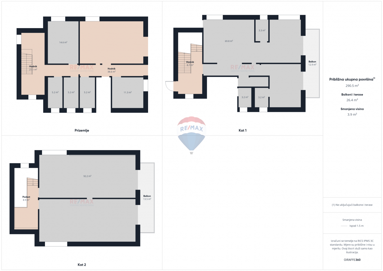 Zagreb, Gornja Dubrava – roh-bau kuća sa zemljištem i dokumentacijom