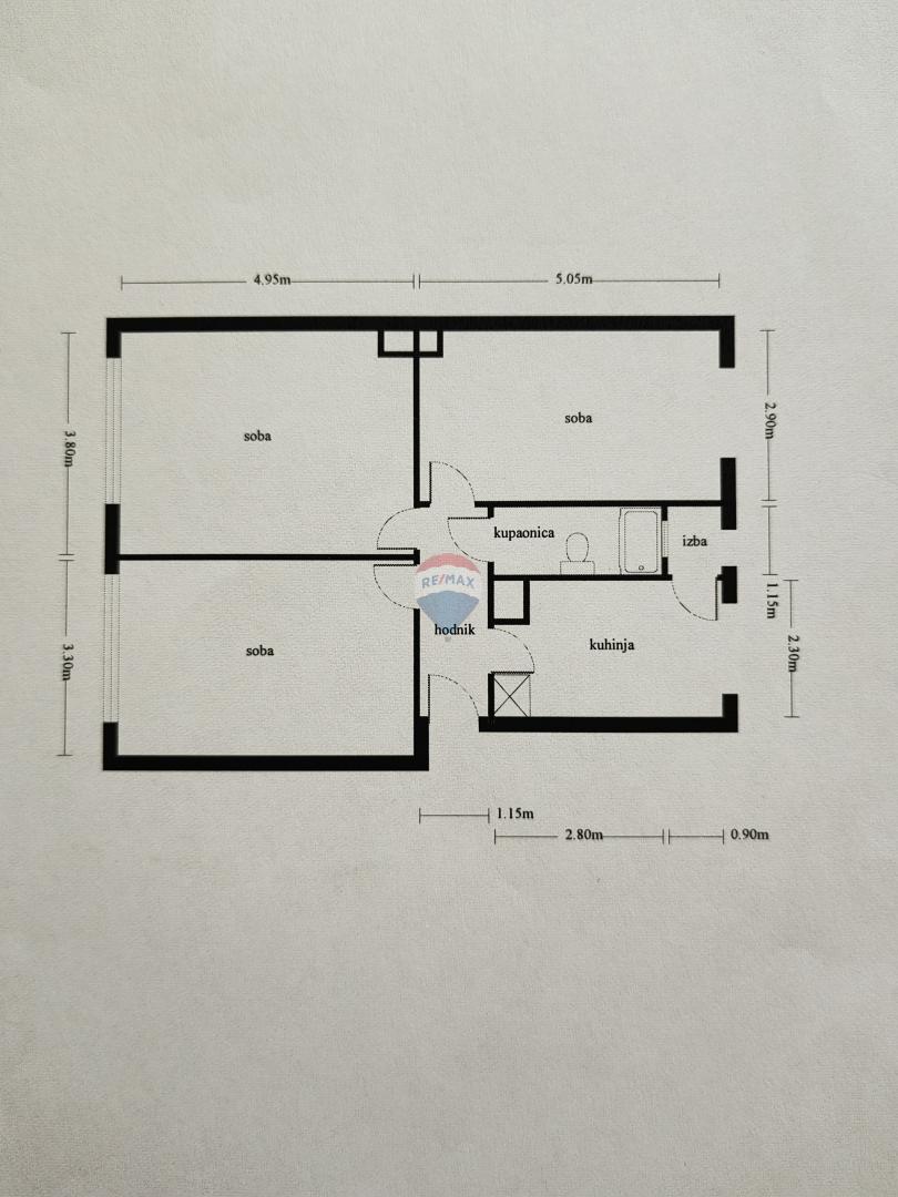 Condo/Apartment Folnegovićevo naselje, Peščenica - Žitnjak, 64,40m2