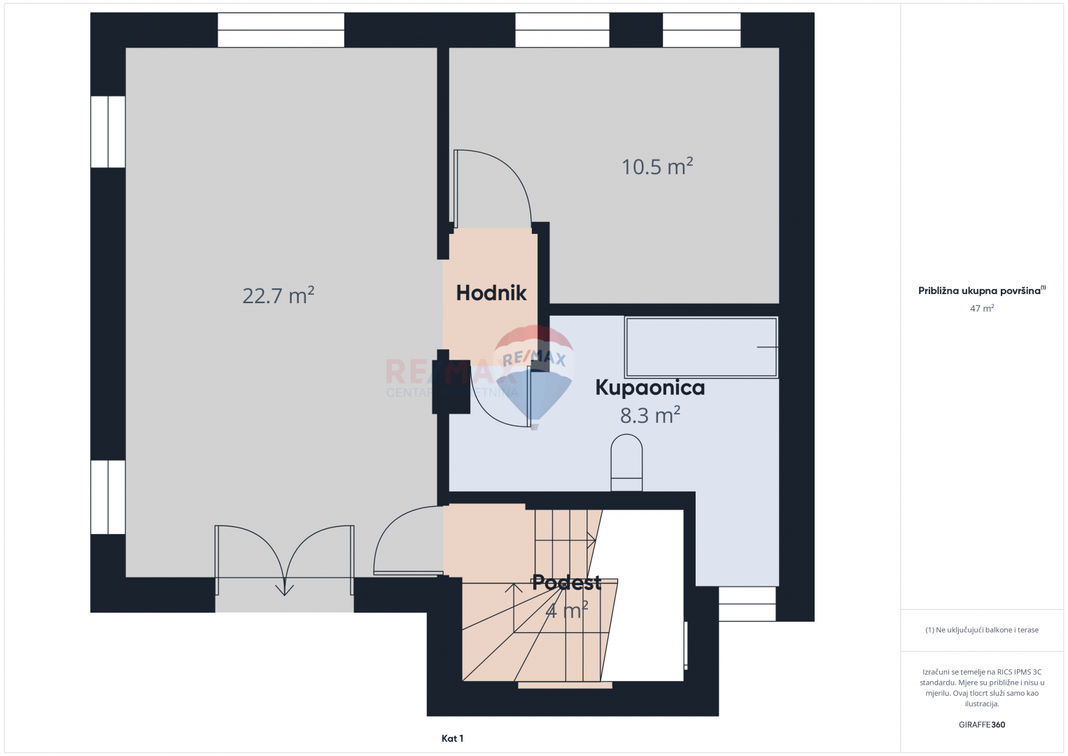 Pula, Veruda Porat - kuća sa tri stana