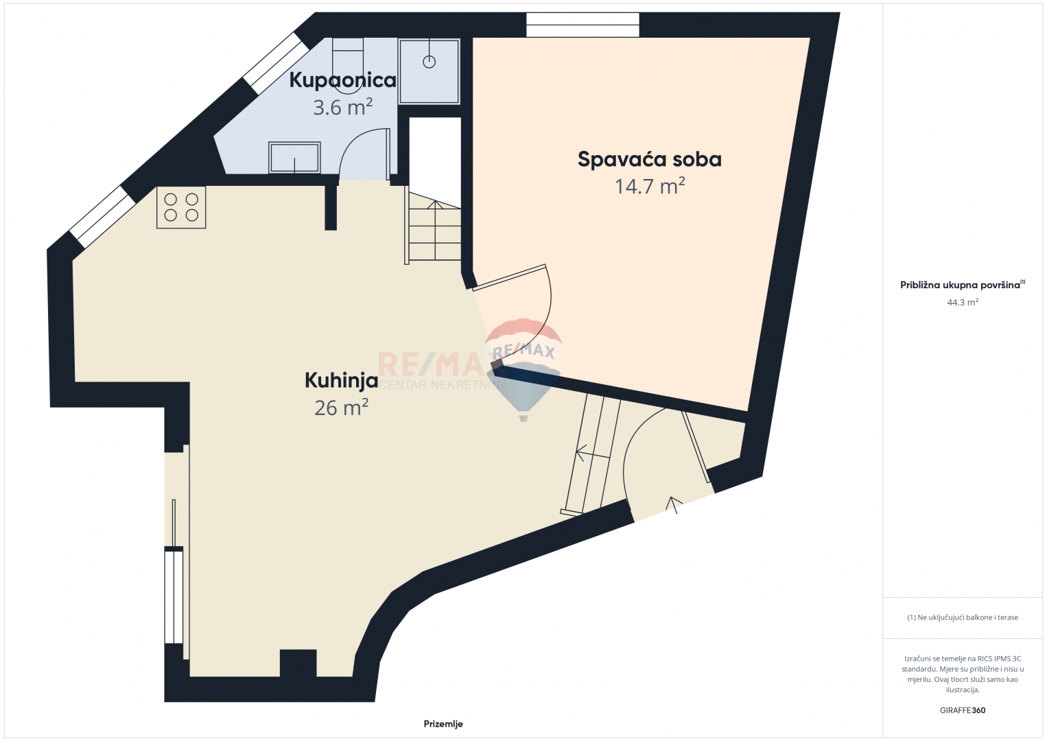 Wohnung Rovinj, 83m2