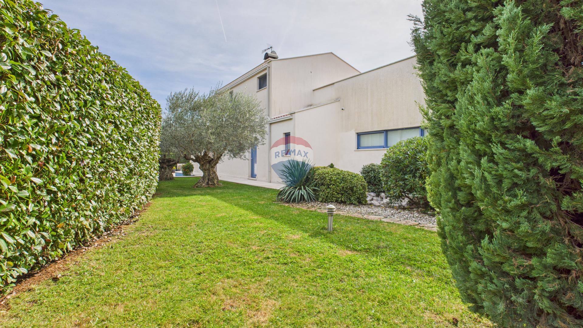 Istra, Sveti Lovreč -Moderna luksuzna kuća s bazenom i jacuzzijem na velikoj okućnici