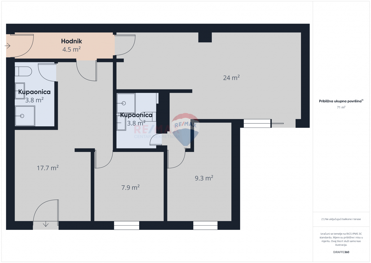 Condo/Apartment Njivice, Omišalj, 79m2
