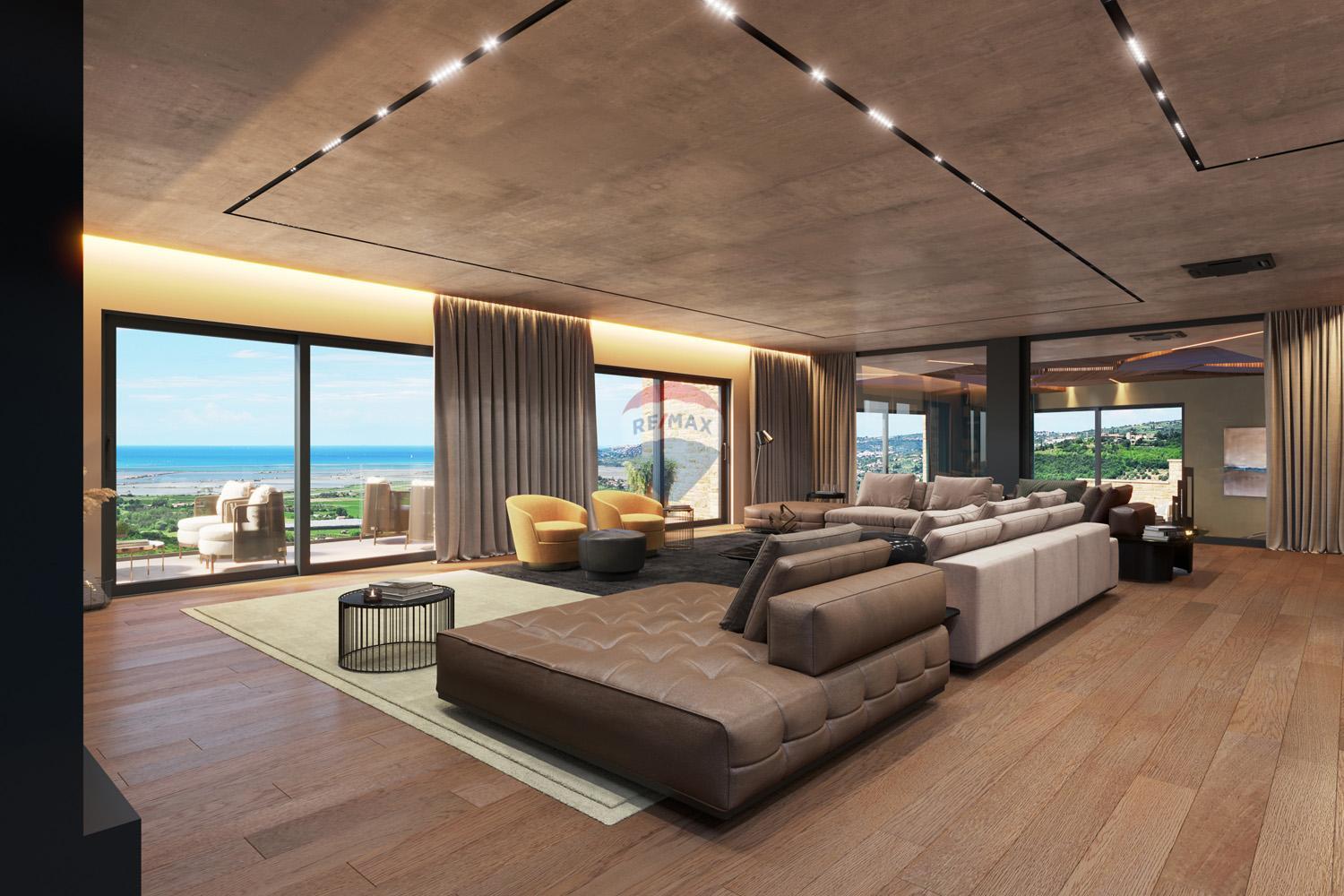 Buje, Kaštel - građevinsko zemljište sa pogledom na more i projektom