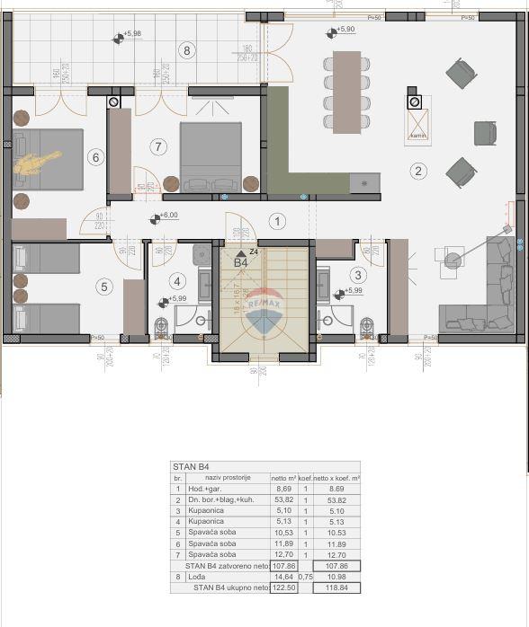 Pula, Štinjan, stan novogradnja blizina mora