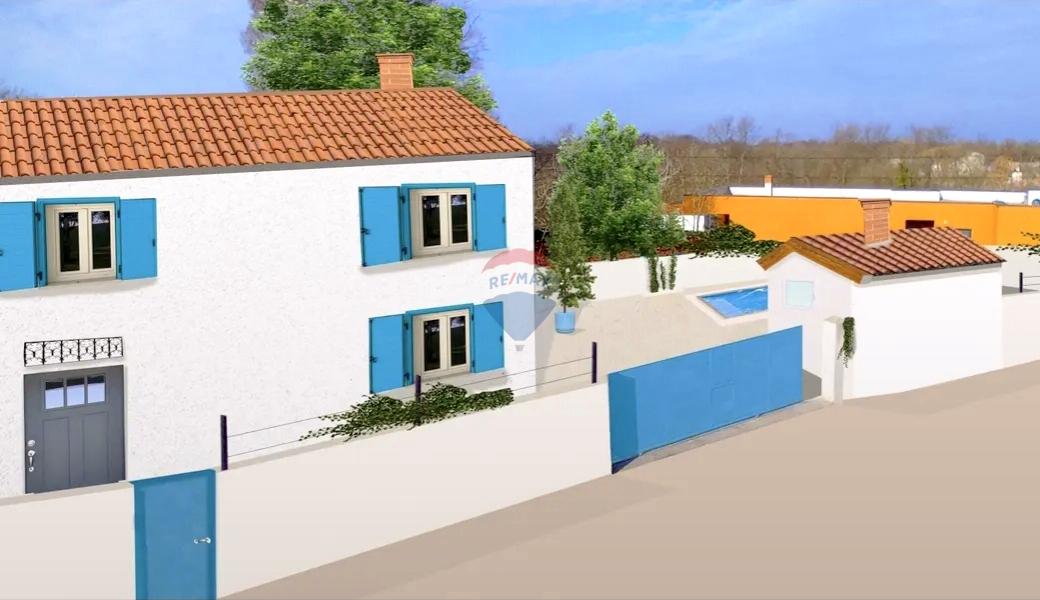 Земельный участок строительного назначения Butkovići, Svetvinčenat, 454m2