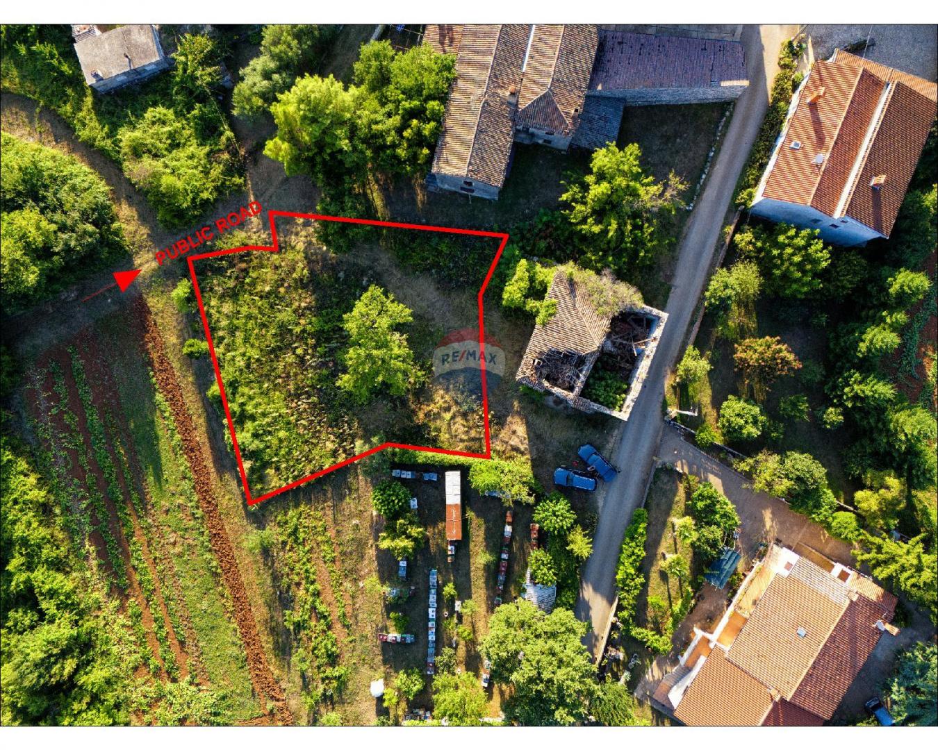 Building plot Vižinada, 816m2