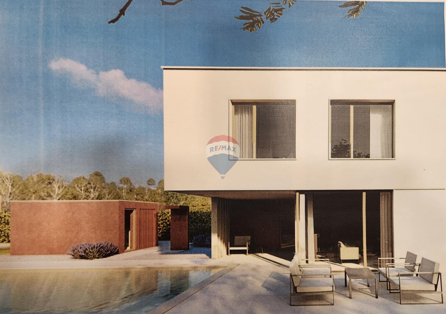 Istra, Labin - nova villa s bazenom i velikom okućnicom