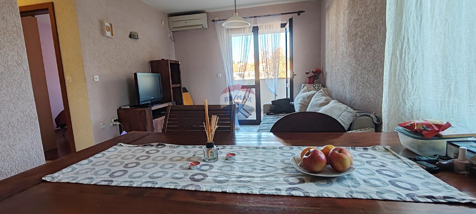 Krk, Malinska - jednosoban stan, pogled na more