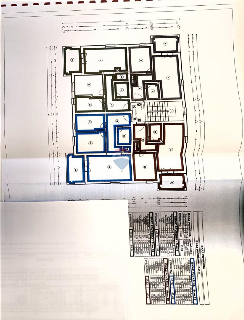 Krk, Malinska - jednosoban stan, pogled na more