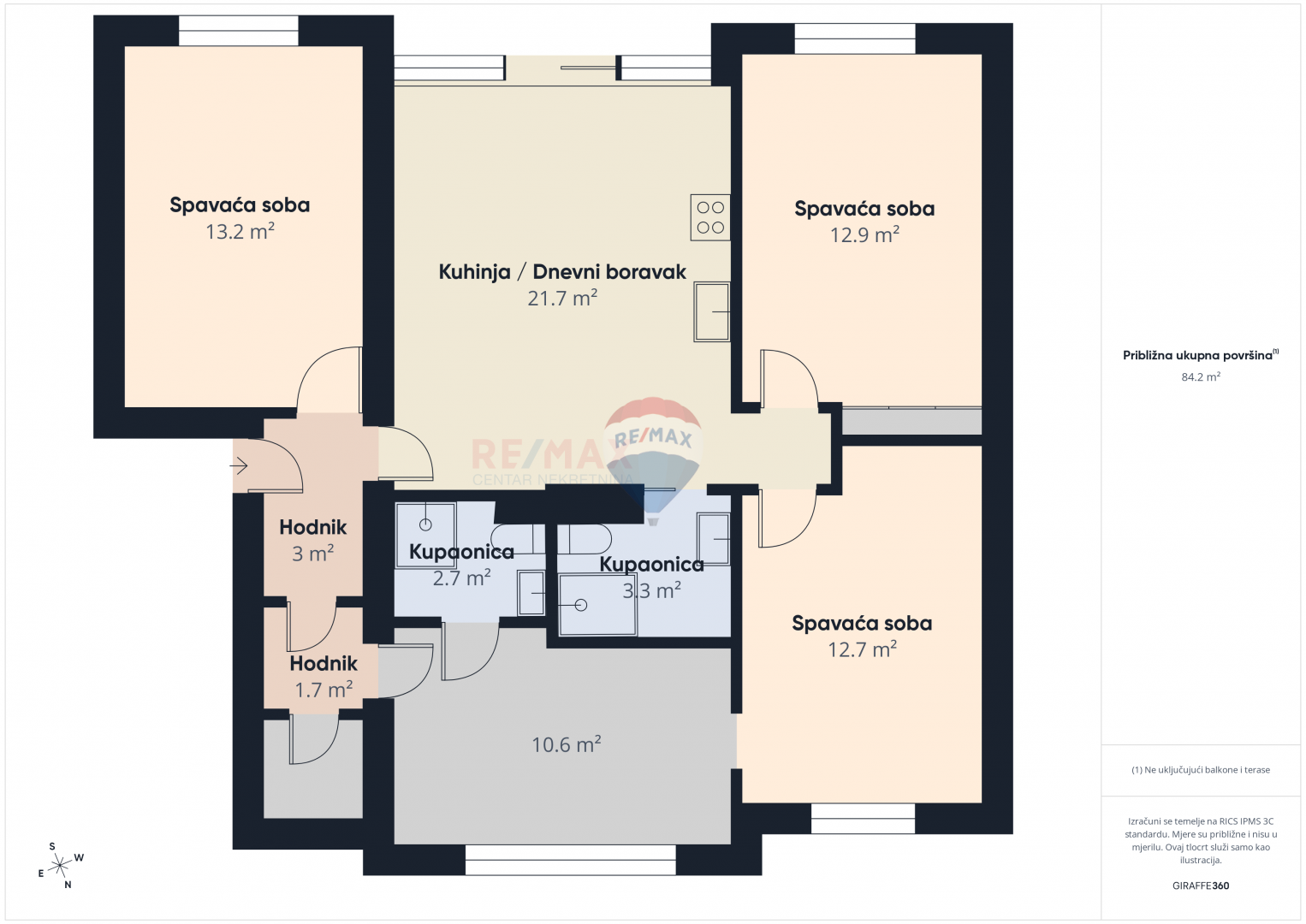 Wohnung Kantrida, Rijeka, 89,54m2