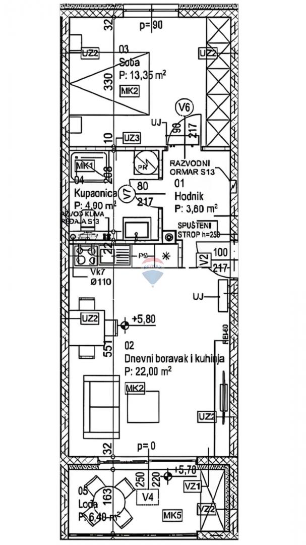Condo/Apartment Dražice, Jelenje, 50,45m2