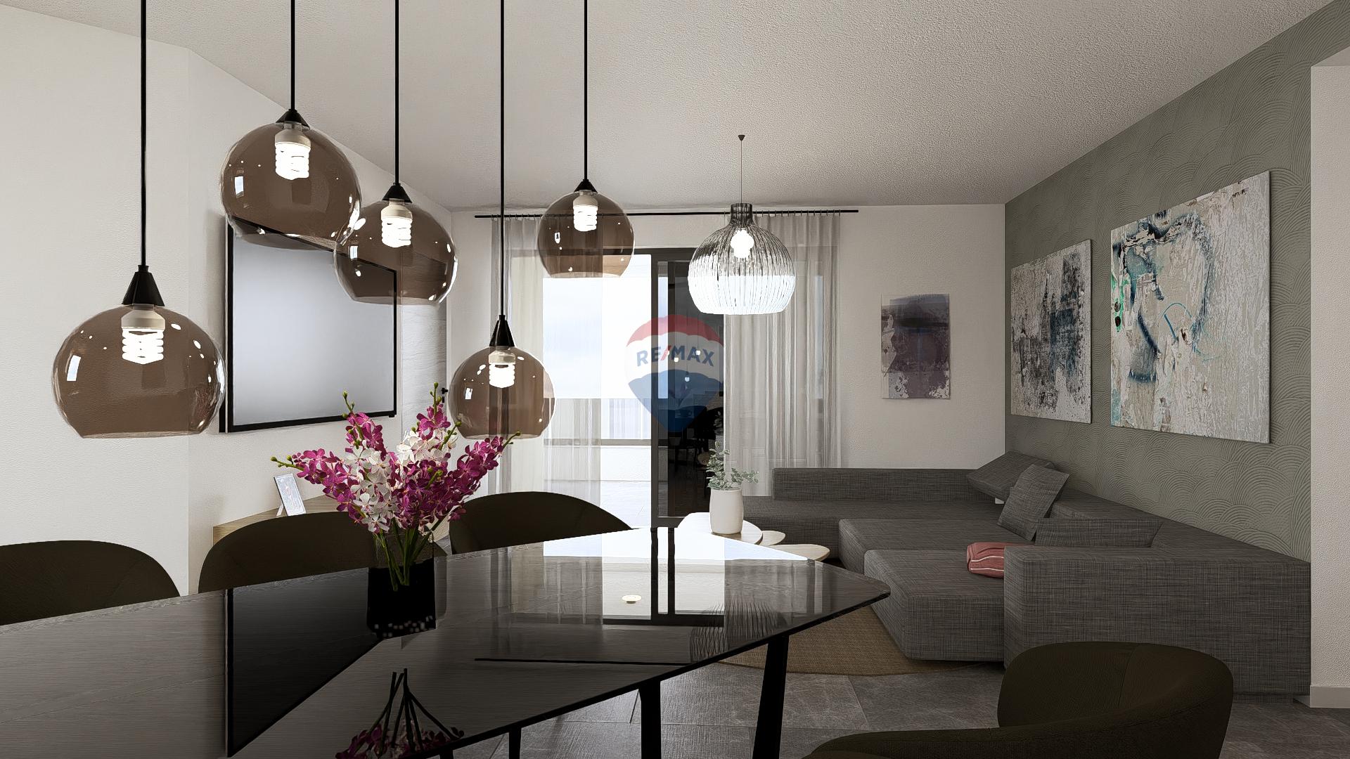 Moderan apartman na drugom katu novogradnje &ndash; Vrbnik, panoramski pogled na more