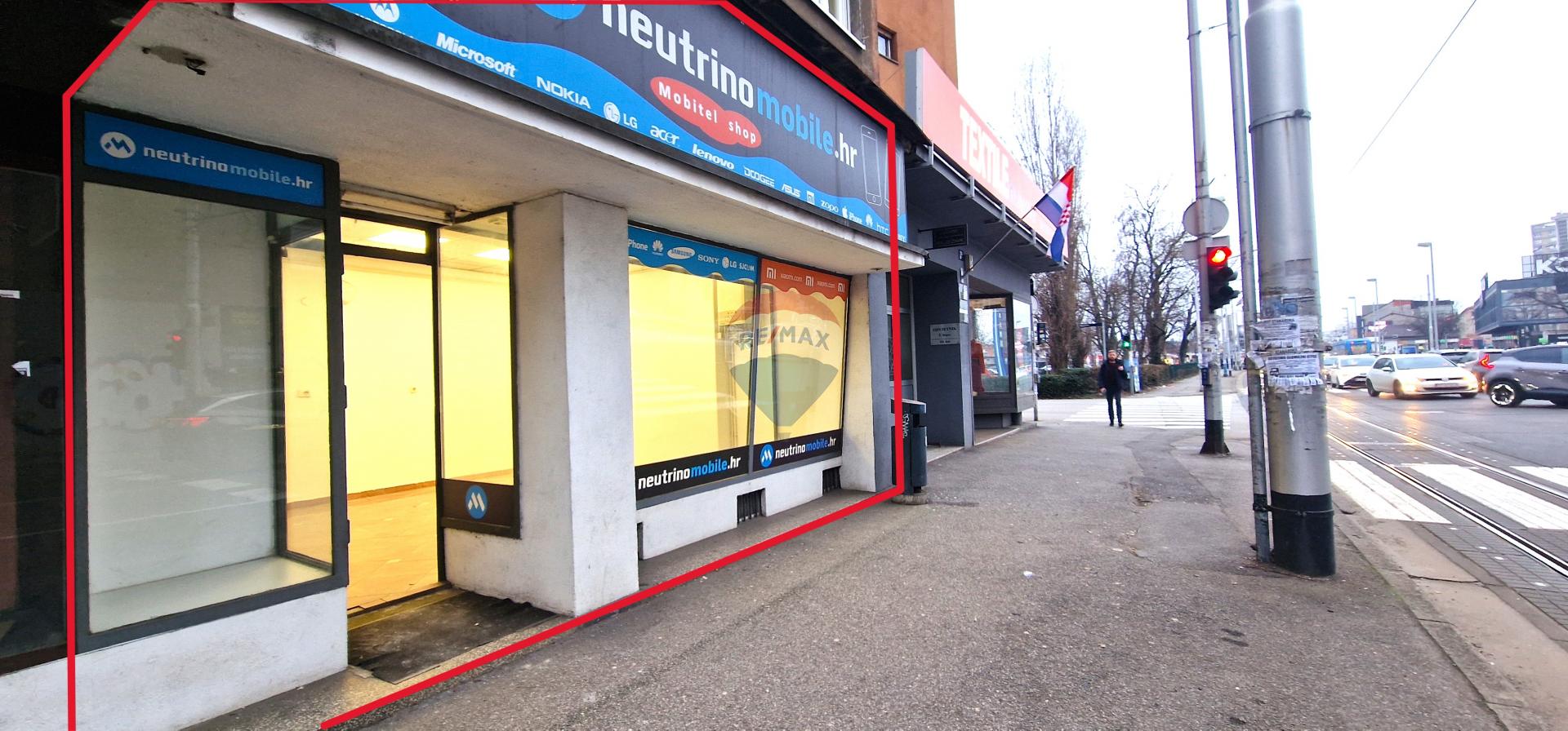 ZAGREB, Tre&scaron;njevka-Tratinska, najam uličnog lokala 46m2