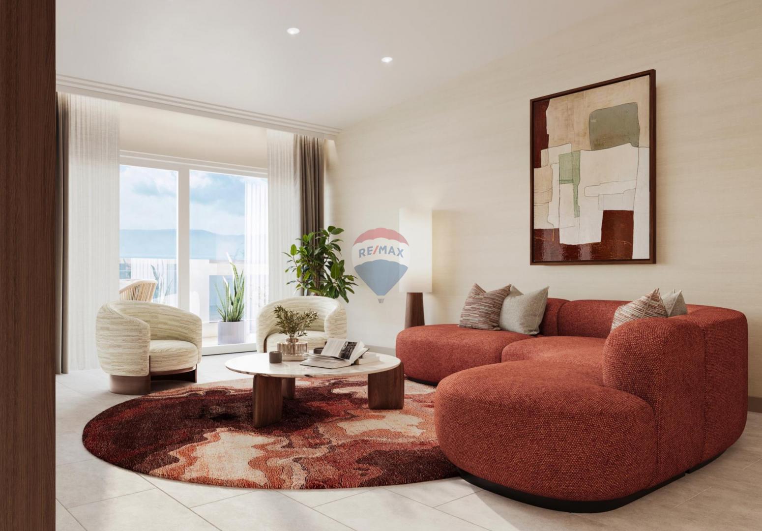 Novi Vinodolski- luksuzni stan prvi red do mora