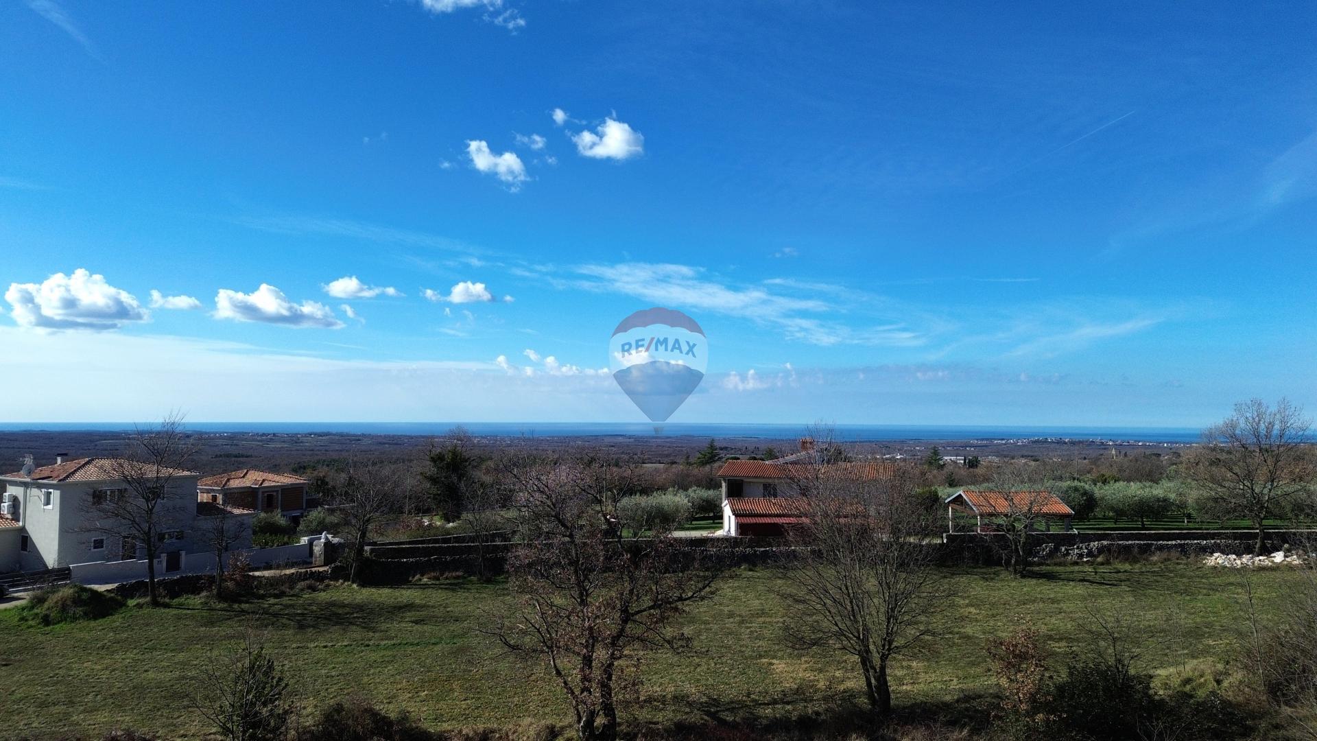 Istra, Poreč okolica - Građevinsko zemlji&scaron;te s pogledom na more