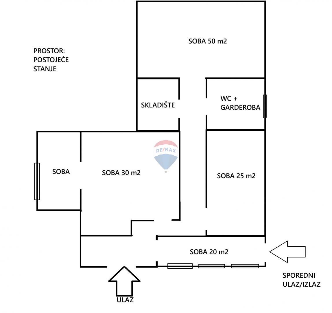 Sesvete, Popovec - poslovni prostor/skladi&scaron;te 180 m2