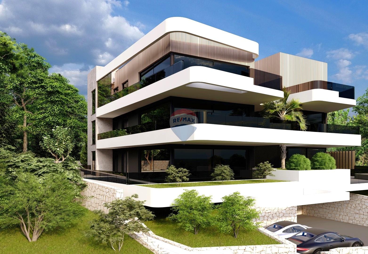 Opatijska rivijera, Lovran - luksuzni stan u centru s pogledom na more