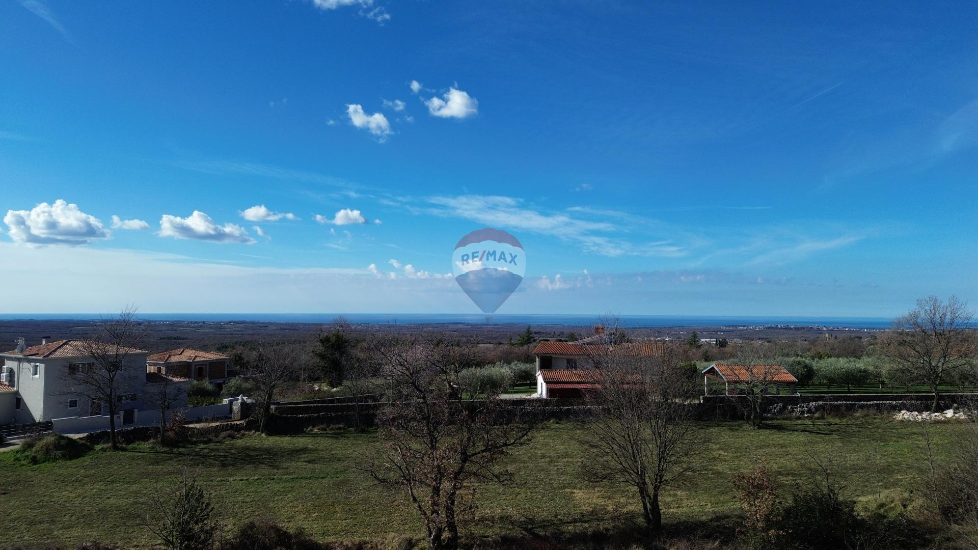 Istra, Poreč okolica - Građevinsko zemlji&scaron;te s pogledom na more
