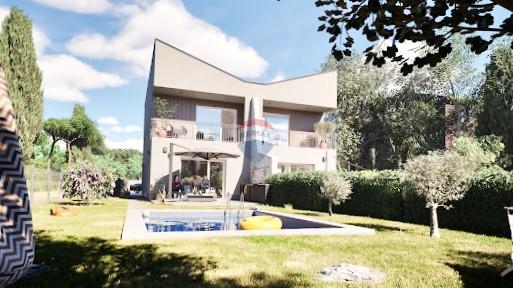 Istra,Lovrečica,okolica-Dvojna kuća u roh bau fazi,blizina mora