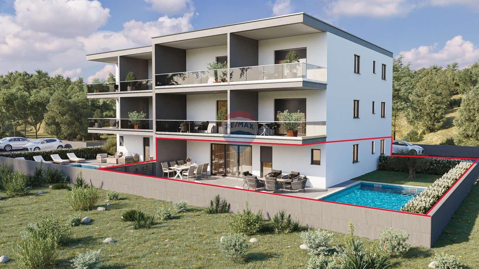 Istria, Novigrad &ndash; newly built apartment with a pool