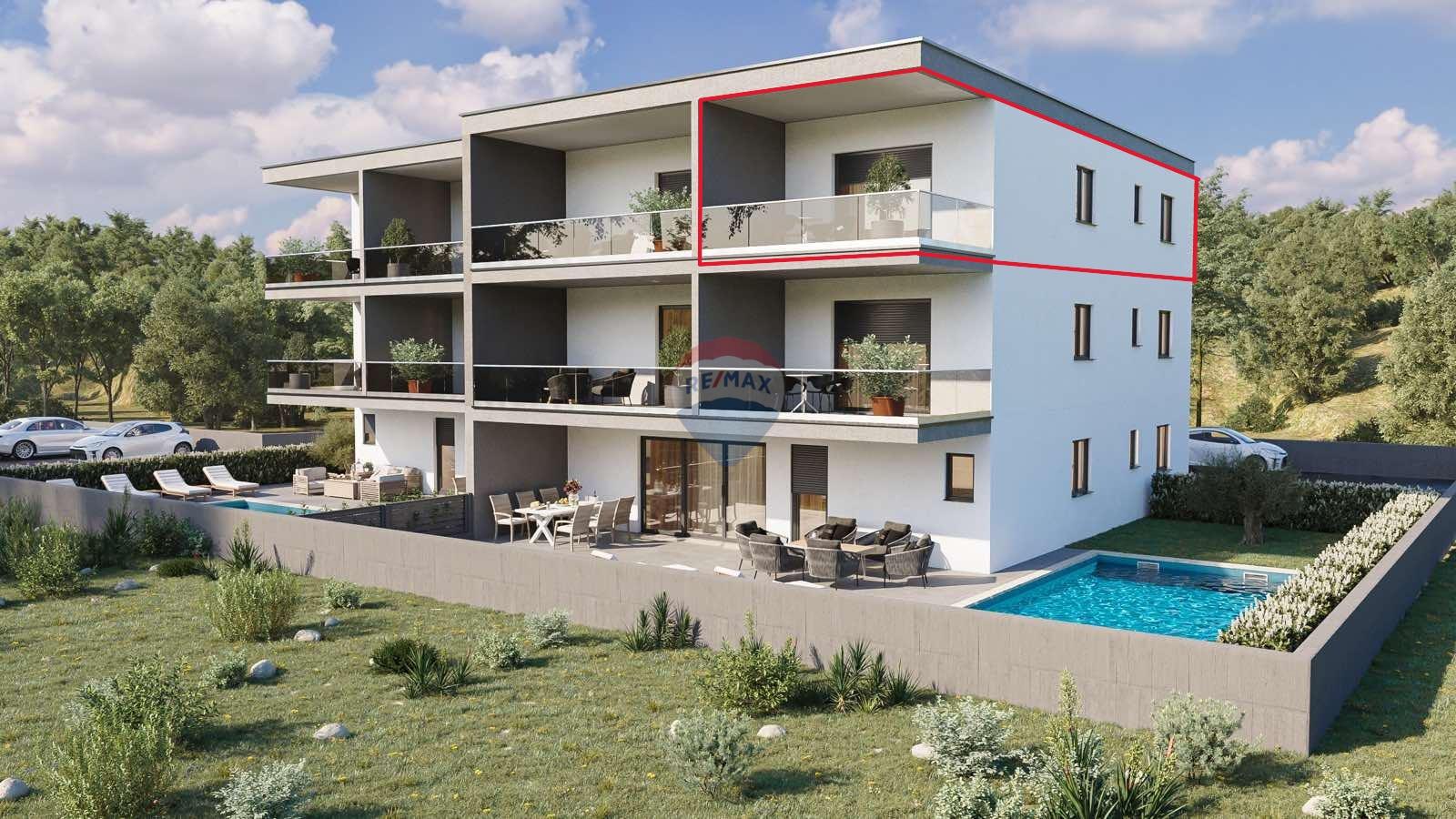 Istria, Cittanova &ndash; nuova costruzione, appartamento bilocale con vista mare