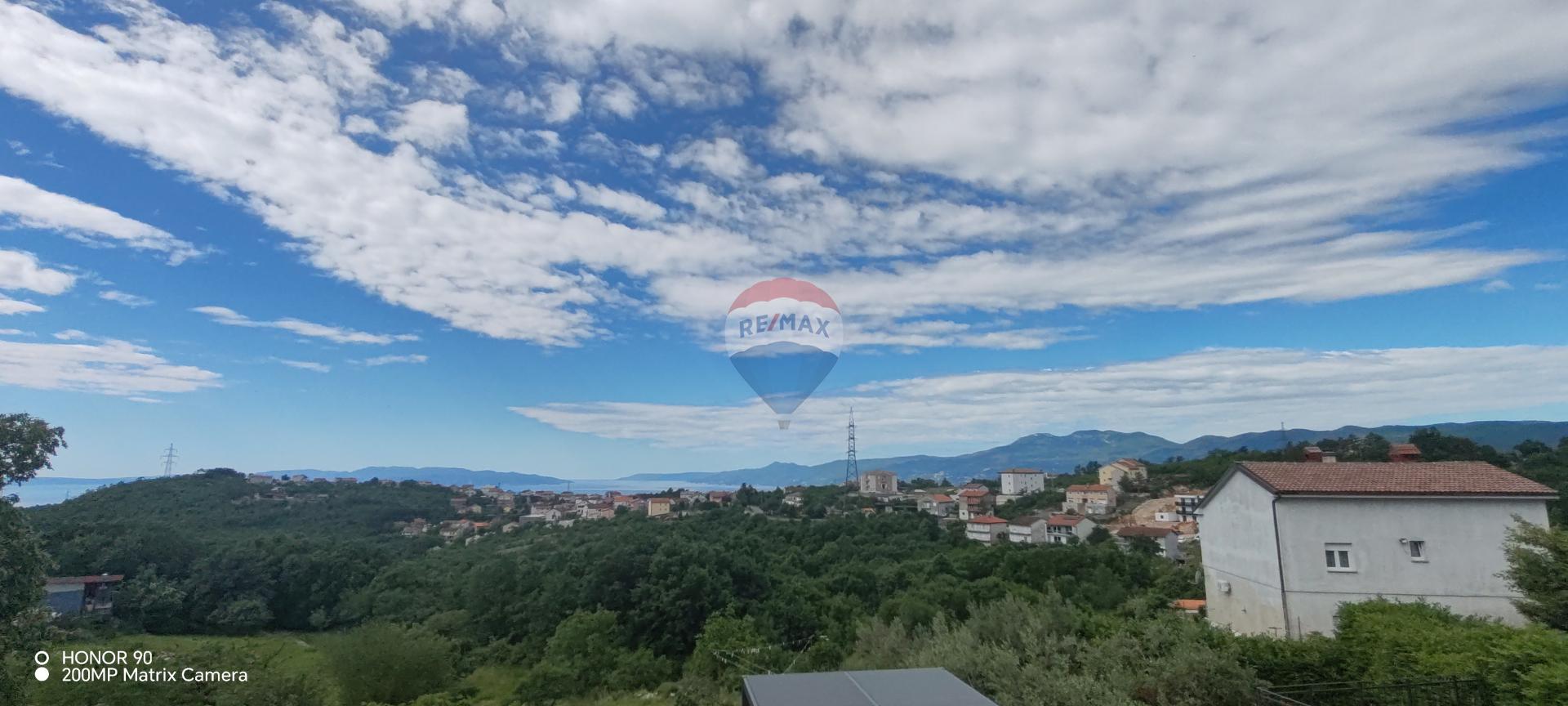 Rijeka, Vi&scaron;kovo - građevinski teren s pogledom