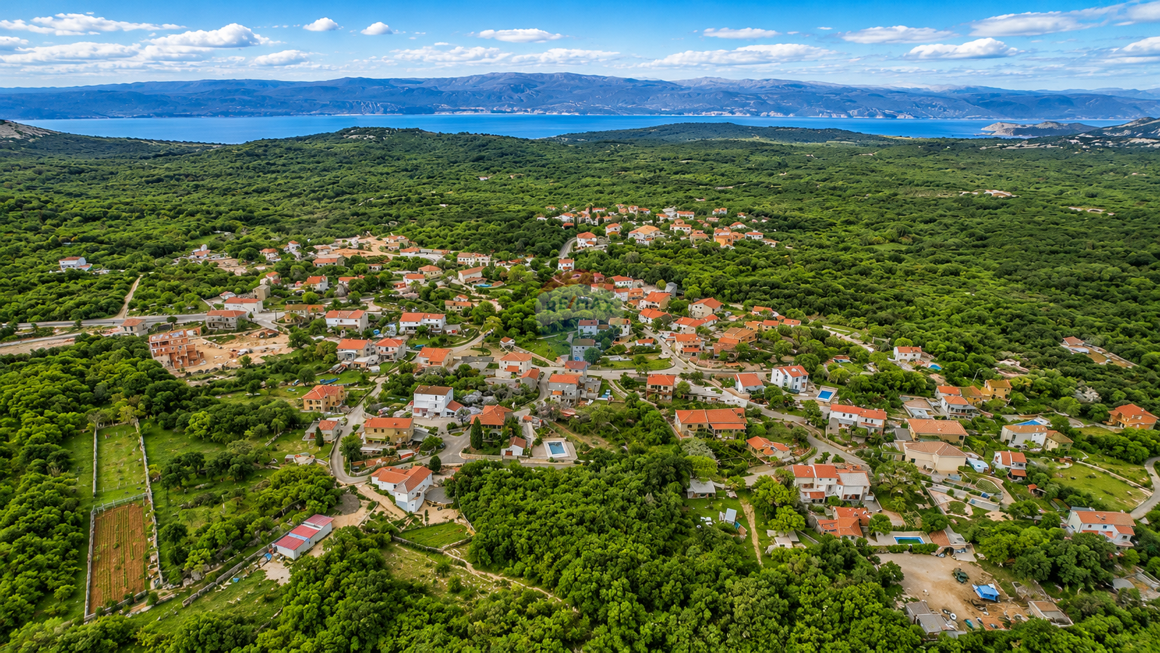 Building plot Garica, Vrbnik, 2.555m2