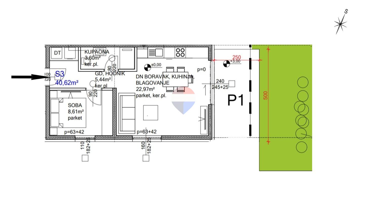 Stanovanje/Apartma Gornja Dubrava, 45,63m2