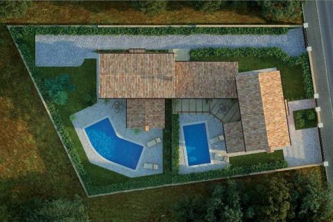 Dvije kuće u izgradnji u Kašteliru s pogledom na more