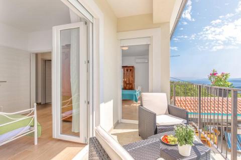 RIJEKA,ŠMRIKA- NOVOGRADNJA, Kuća 140 m2 sa bazenom i otvorenim pogledom na more