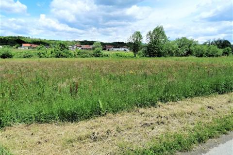 Ozalj; Trška - građevinsko zemljište 9227 m2 uz rijeku Kupu idealno za seoski turizam