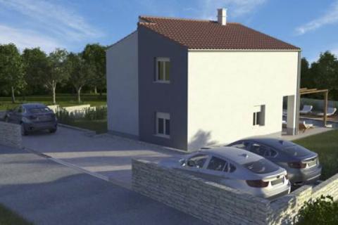 Otok Krk, Vrbnik, samostojeća vila u novogradnji sa panoramskim pogledom na more!