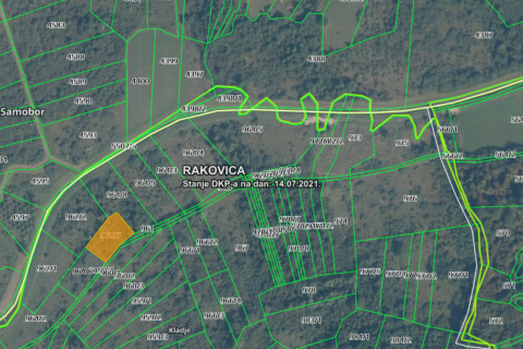 Nicht-strukturelle Land Mala Rakovica, Samobor - Okolica, 1.625m2