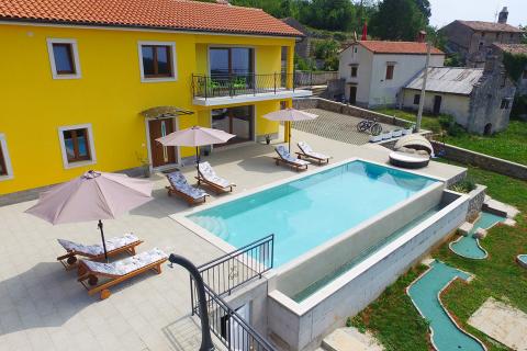 Opatija, okolica - prekrasno imanje s bazenom