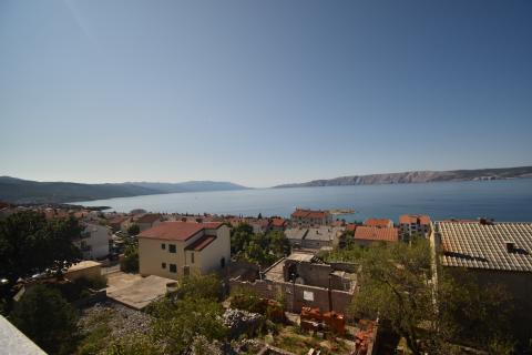 Novi Vinodolski, Building with 6 apartments, garage, beautiful panorama seaview