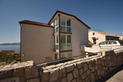 Novi Vinodolski, Building with 6 apartments, garage, beautiful panorama seaview