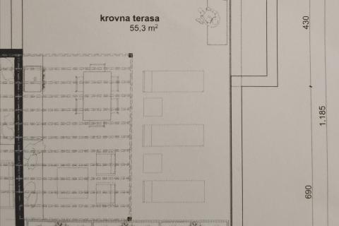 Poreč - stan na odličnoj lokaciji u novogradnji s krovnom terasom 55m2 - pogled more