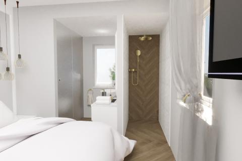 Istra, Poreč, luksuzan penthouse u novogradnji sa pogledom na more