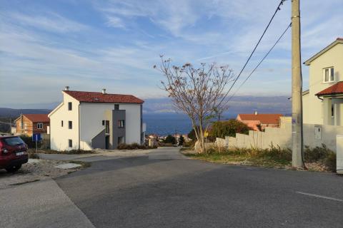 Otok Krk- Vrbnik, građevinski teren 1600m2 sa pogledom na more