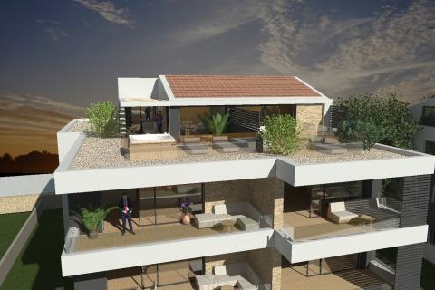 Istra, Rovinj, moderan stan u prizemlju sa vrtom - S2