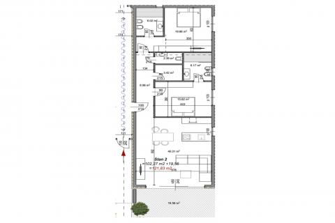 Istra, Rovinj, moderan stan u prizemlju sa vrtom - S2