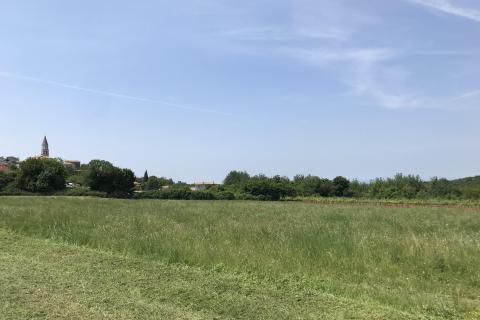 Vi&scaron;njan - građevinski teren sa pogledom na more