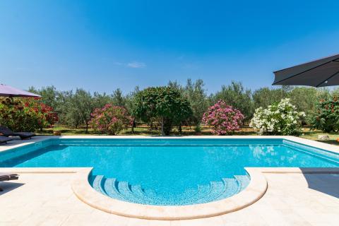 Istra, okolica Fažane Vodnjan, autohtona istarska stancija sa pogledom na more