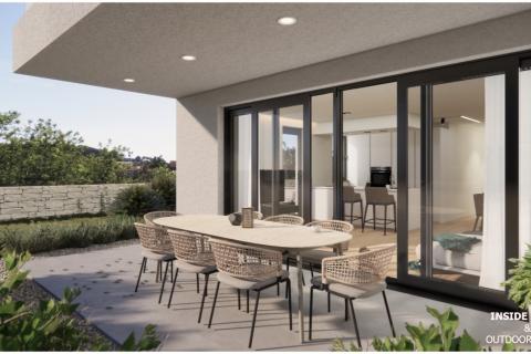 Istra, Rovinj, moderan stan u prizemlju sa vrtom - S2