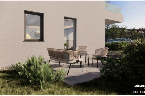 Istra, Rovinj, moderan stan u prizemlju sa vrtom - S2