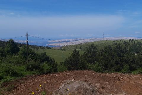 Senj, Krivi put, građevinsko zemljište s građevinskom dozvolom, 421m2
