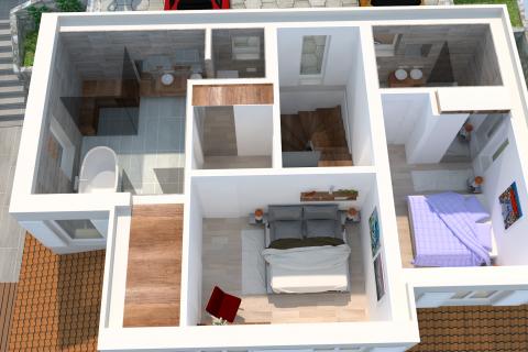 Senj, Krivi put, građevinsko zemljište s građevinskom dozvolom, 421m2